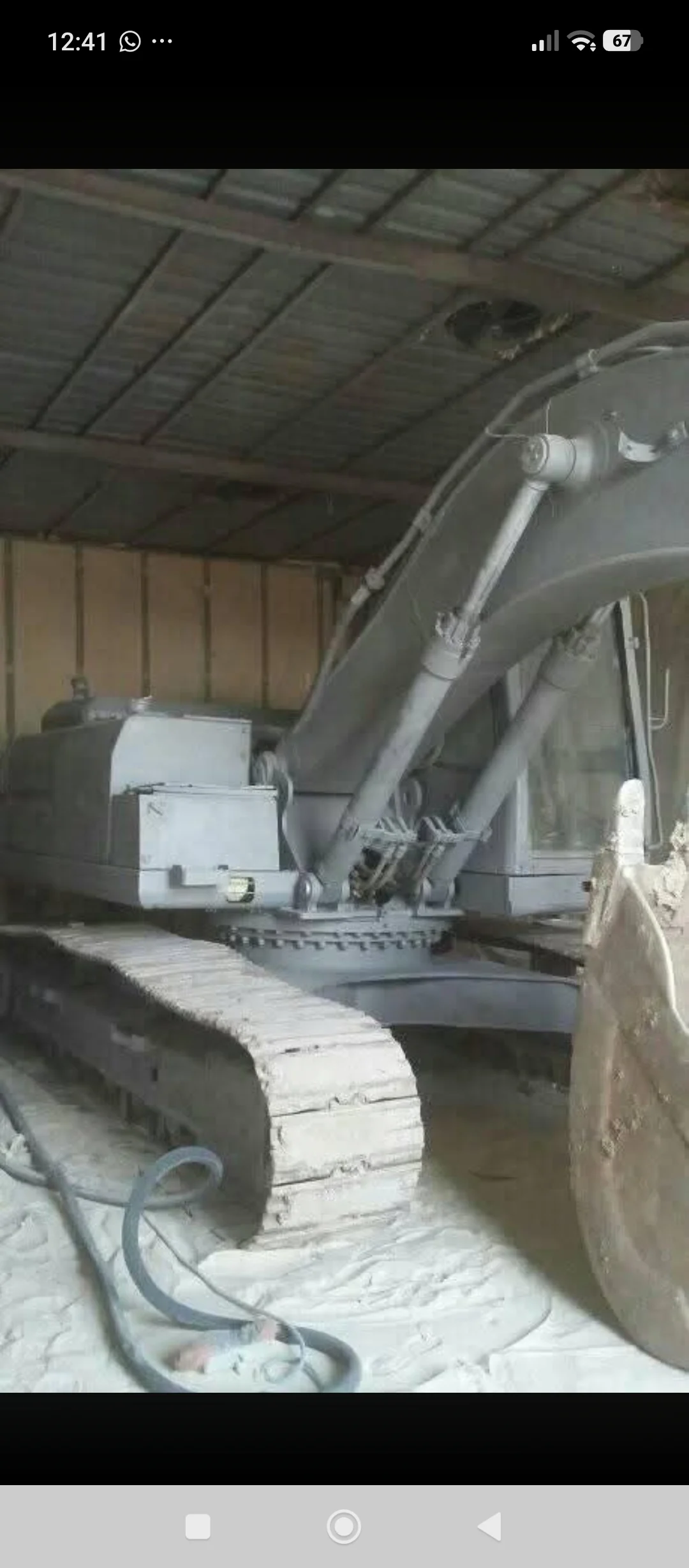 İş makinası kumlama